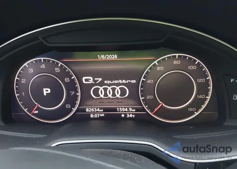 2019 Audi Q7 55 Premium из США, поврежденный, VIN WA1VAAF7XKD001692